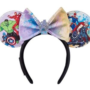 Avenger Superhero Kids Headband with Multicolor Bow